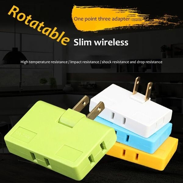 (🔥2025Last Day Promotion  - 49% off)2025-180 Degrees Rotatable Socket Converter