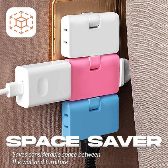 (🔥2025Last Day Promotion  - 49% off)2025-180 Degrees Rotatable Socket Converter